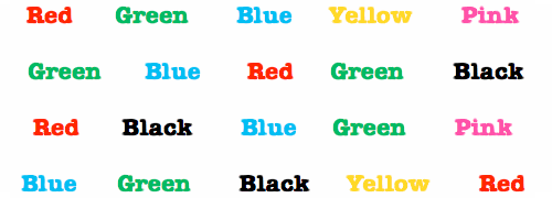Basic colour game